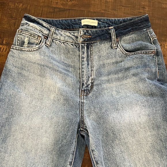 Oliver Logan Aberdeen Ankle Crop High Rise Jean - Picture 3 of 11